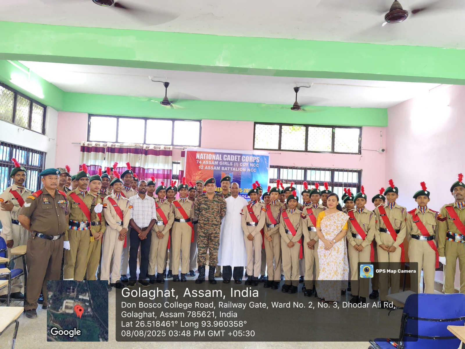 Cadets Honoured at NCC Rank Ceremony and Training Camp 